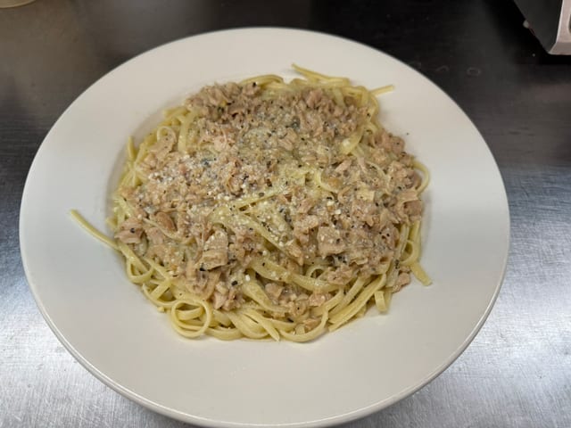 Linguine with Clam Sauce.