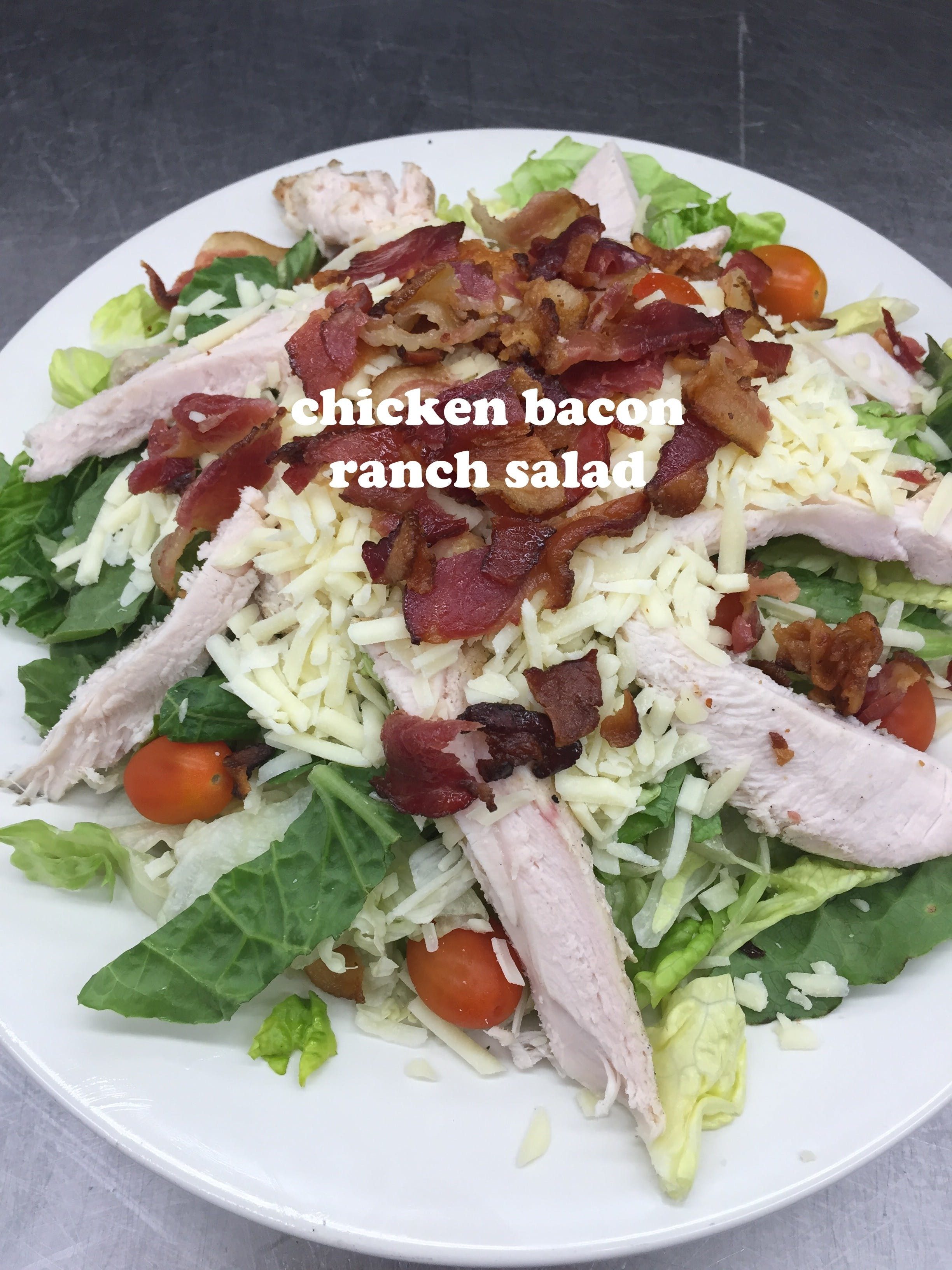 Chicken Bacon Ranch Salad.