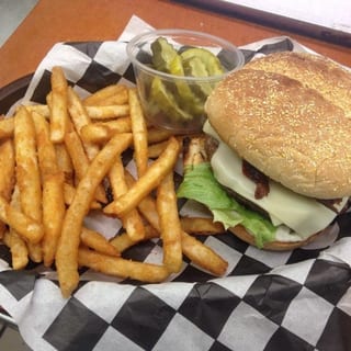 Bacon Mushroom Swiss Burger