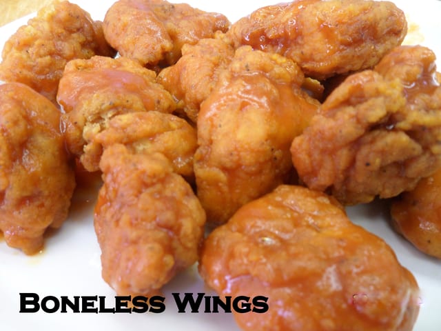 Boneless Wings.