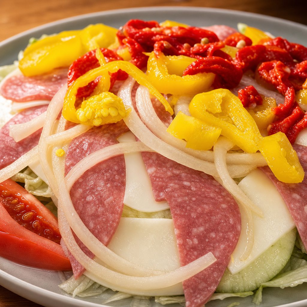 Large Antipasto Salad.