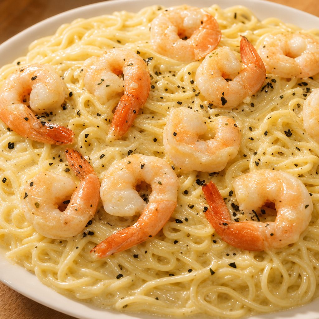 Shrimp Bianco.