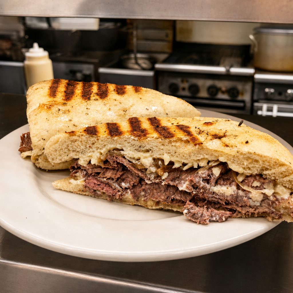 Roast Beef Panini.