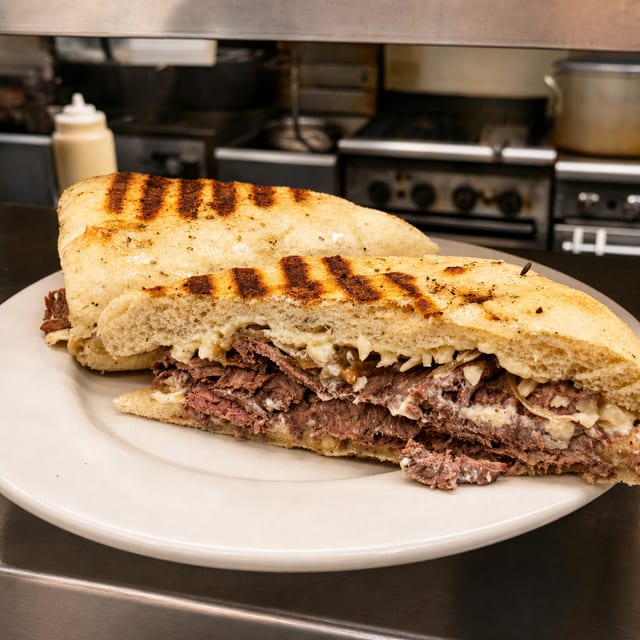 Roast Beef Panini.
