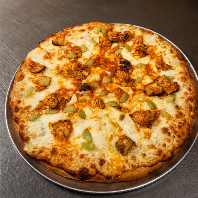 Chicken Wing Pizza.