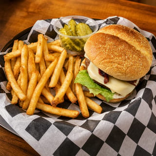 Bacon Mushroom Swiss Burger